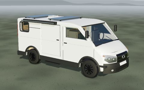 Kompakt-Bus in 3D